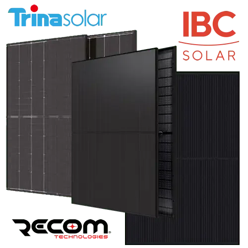 Produkte Solarmodul von Trina Solar, Recom Technologies und IBC SOLAR