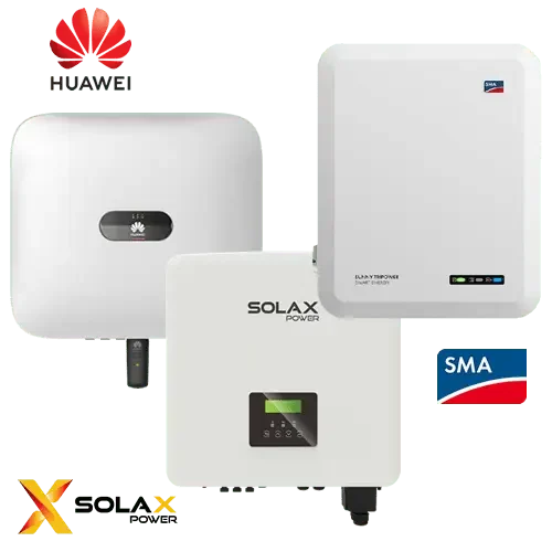 Produkte Wechselrichter von Huawei, SolaX und SMA